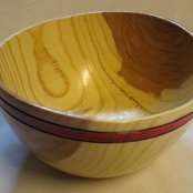 Sam Sampedro - Bowl with textured and died rim